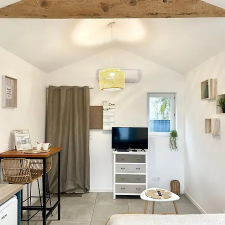 L'escale Paisible - Terrasse - Clim - Parking 아파트 몽트드마르장